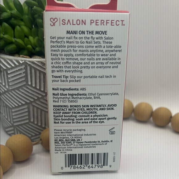 Salon Perfect Mani ToGo Reusable Nail Set -Rose - Picture 4 of 5